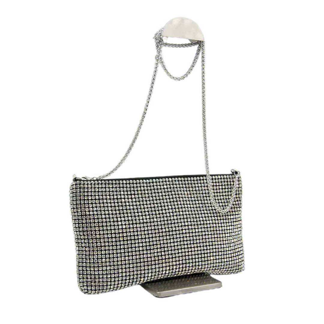 GINETTE - STRASS ARGENTO - Marie Louise Bag