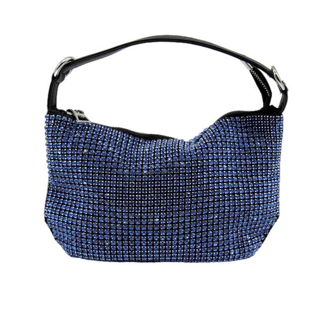 ERISSAL - NERO/STRASS BLUETTE - Marie Louise Bag