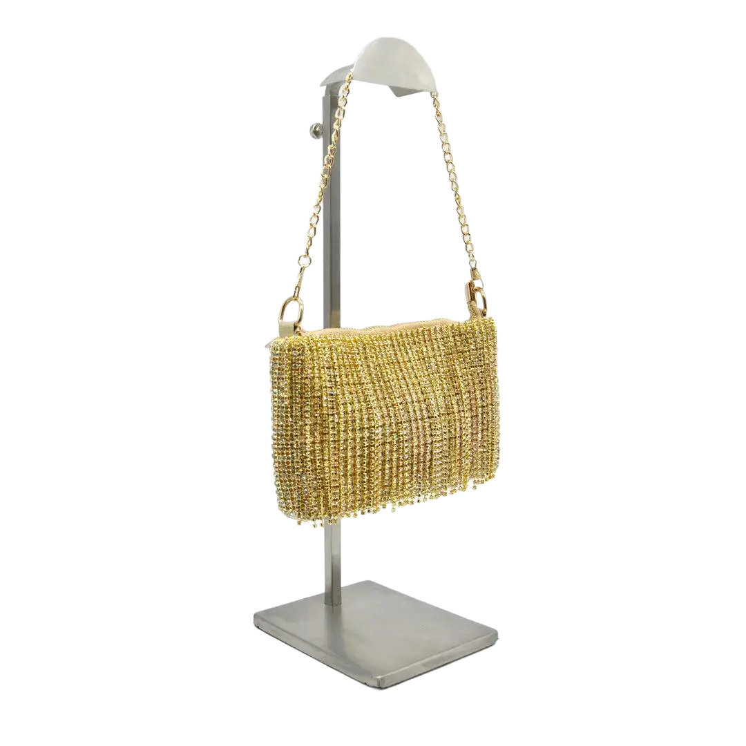 MICHELLE - STRASS ORO - Marie Louise Bag