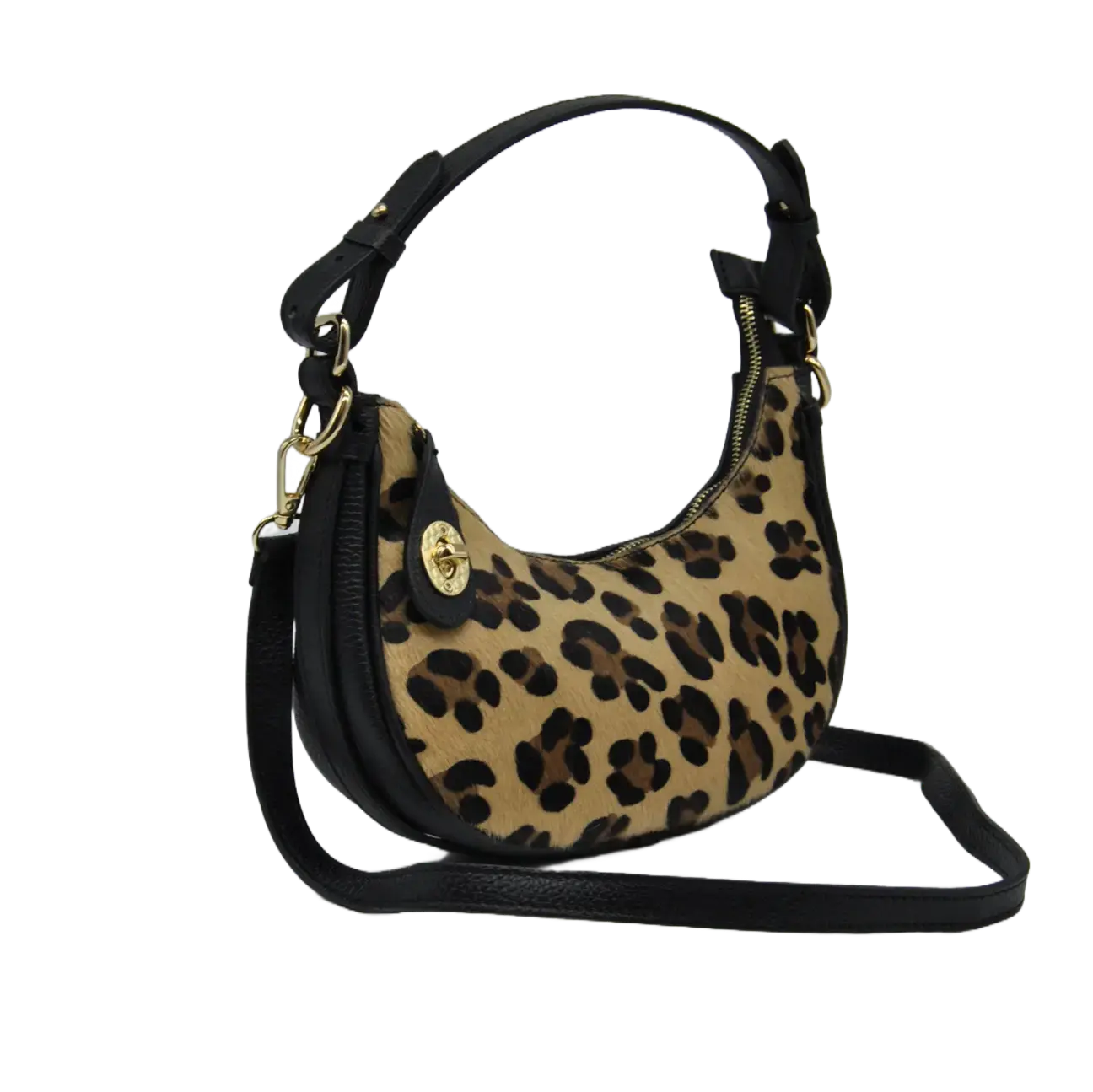 MIRTA - NERO/MACCHIA LEOPARDO - Marie Louise Bag Saldi