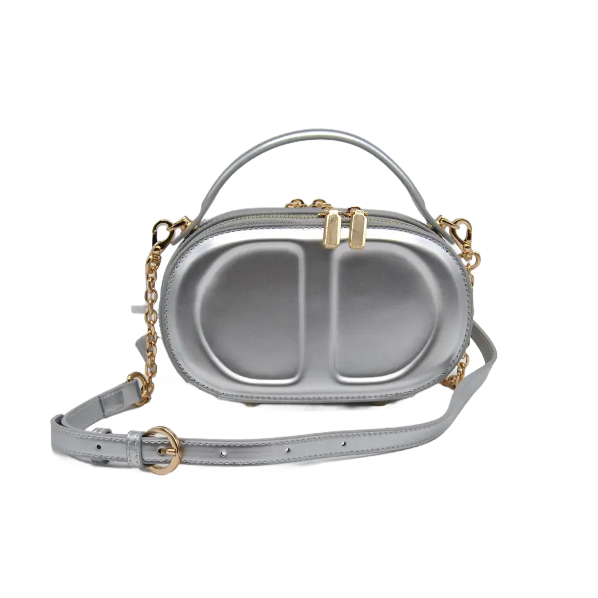 ALESSANDRA SILVER Marie Louise Bag