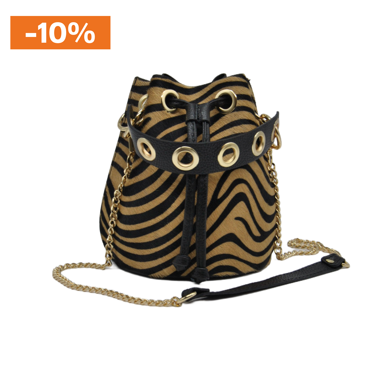 PATTY - ANIMALIER ZEBRA BEIGE/NERO